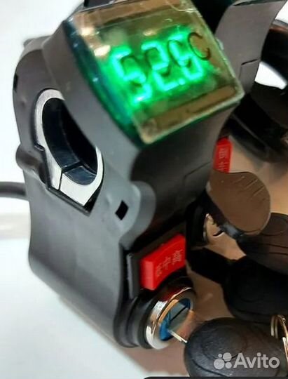 Клавиша газа с вольтметром для электросамоката