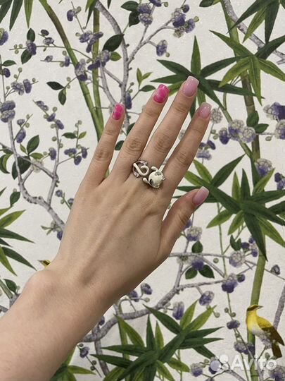 Кольцо серебряное