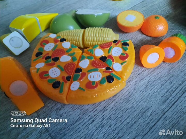 Наборы овощи/фрукты/вредная еда/ на липучках