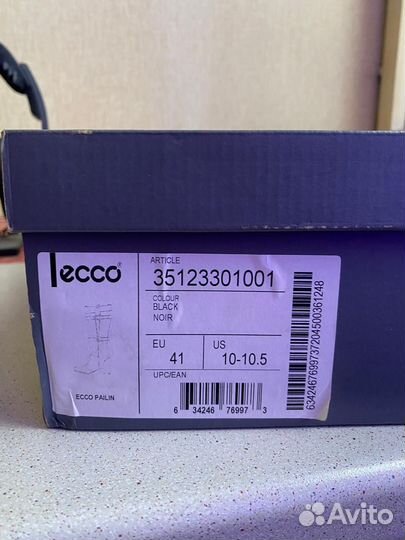 Сапоги женские зимние ecco 41