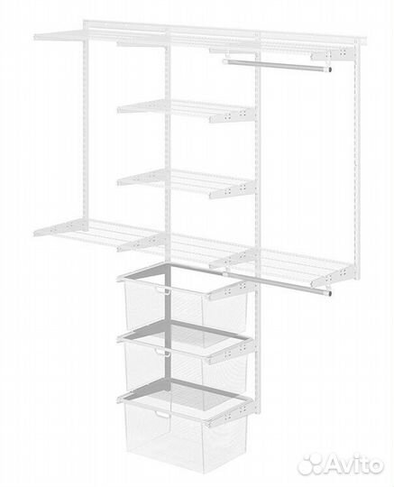 Металлические гардеробные системы