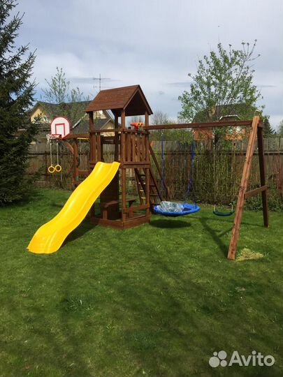 Игровые деревянные площадки