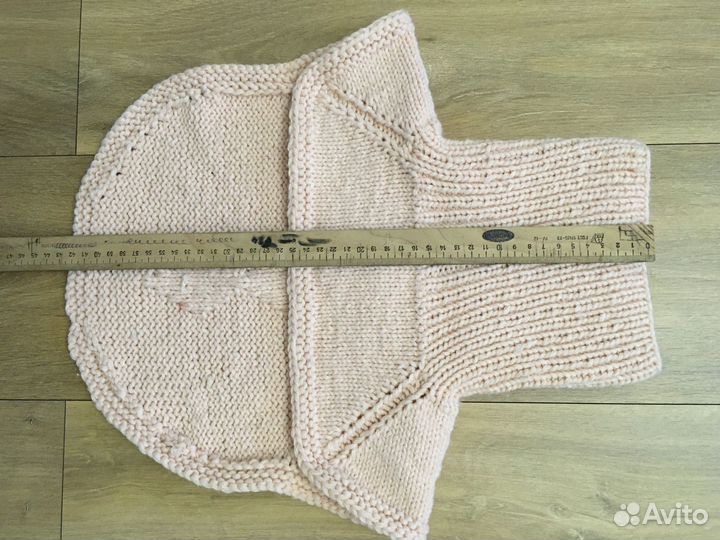 Манишка (шарф), шерсть, ручная работа