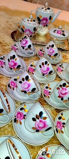 Чайный сервиз на 12 персон СССР