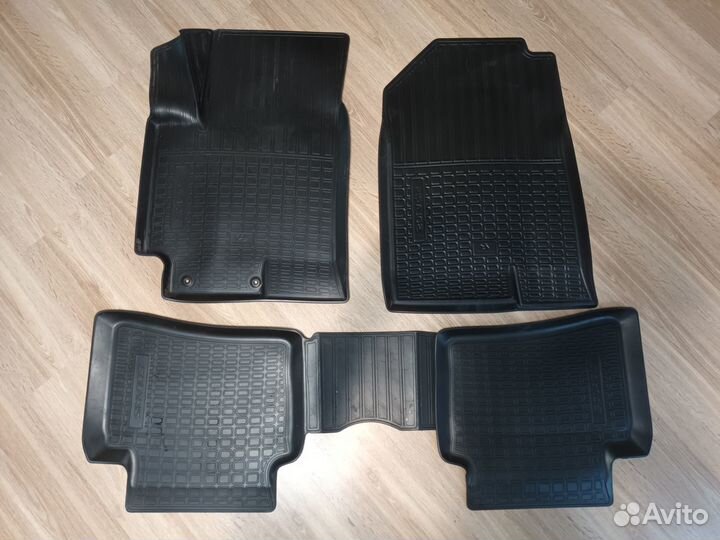 Коврики hyundai solaris 2 салон+ багажник