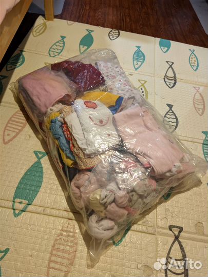 Детские вещи пакетом на девочку 74 86