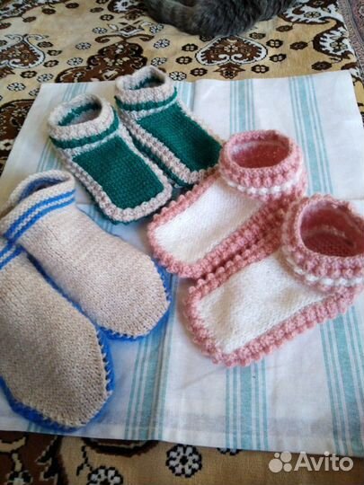 Следочки вязанные