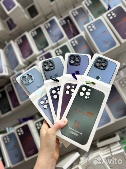 Чехол на iPhone Sapphire lens AG-glass