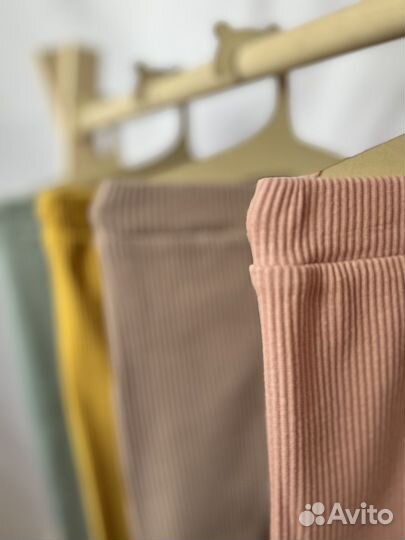 Леггинсы в рубчик детские новые 110 120