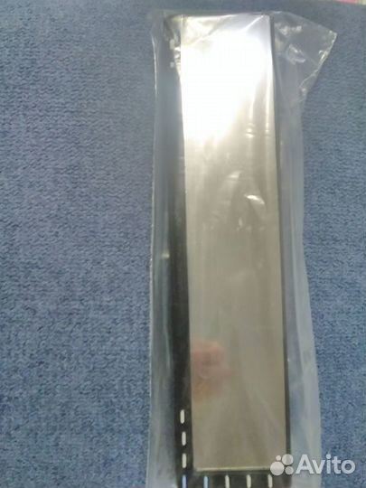 Зеркало З\В панорамное накладное с часами