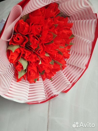 Сладкий букет из конфет 25роз