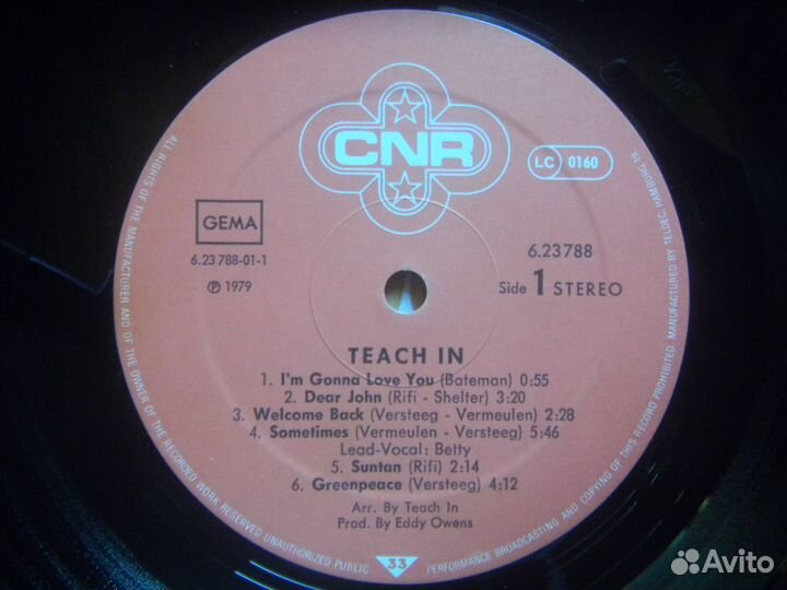 Teach In /Teach In /Germany CNR / Tedec1979 N.Mint