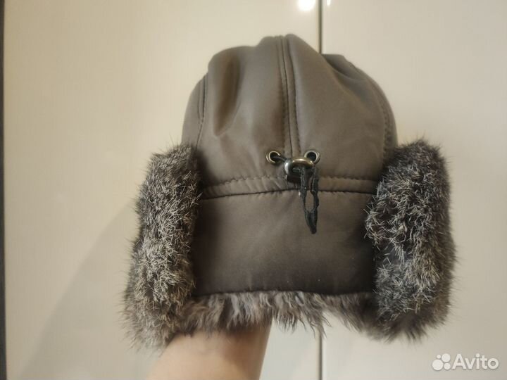 Шапка ушанка мужская