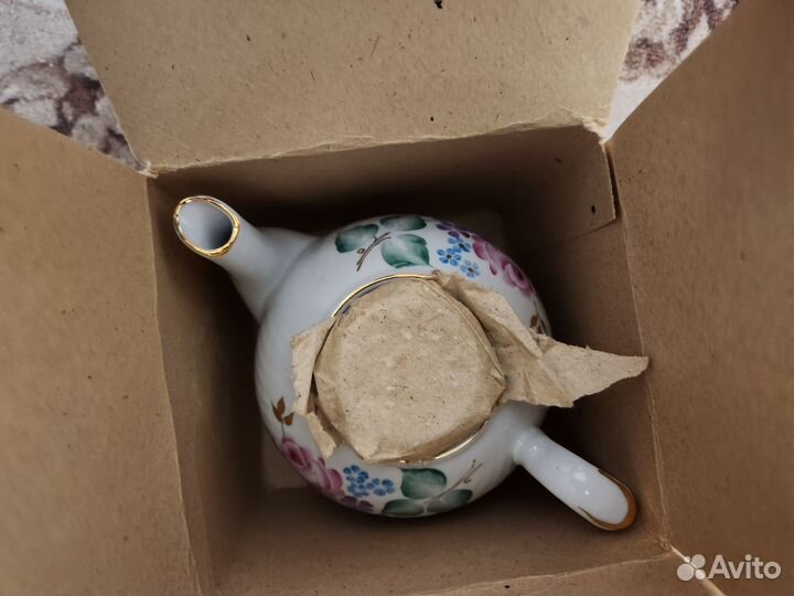 Чайник заварочный фарфоровый РСФСР. Сысерть