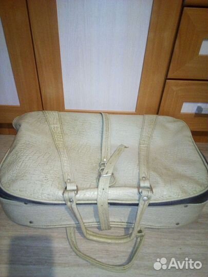 Чемодан кожанный.времён СССР