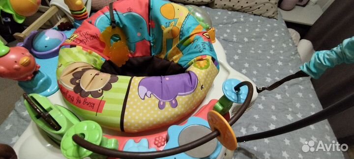 Прыгунки развивающий центр fisher price зоопарк