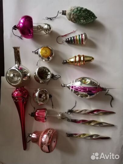 Елочные игрушки СССР 1950-1960 гг