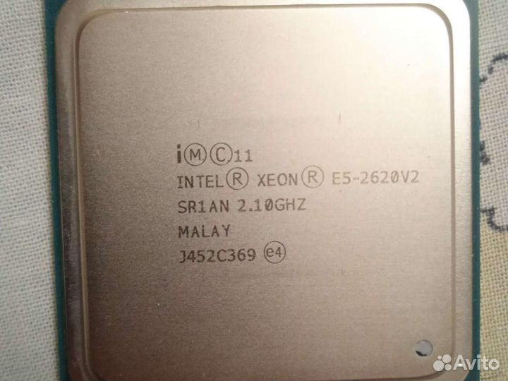 Процессор intel xeon E5-2620V2 2.10GHZ