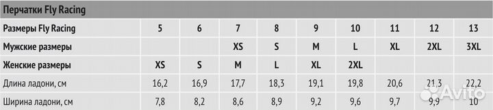 Мотоперчатки FLY racing lite XL