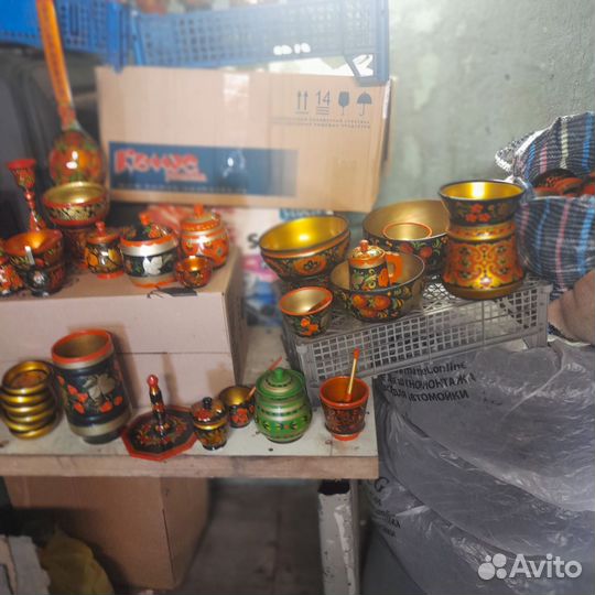 Посуда хохлома СССР