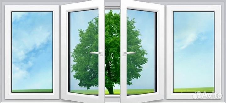 Окна пластиковые с отделкой