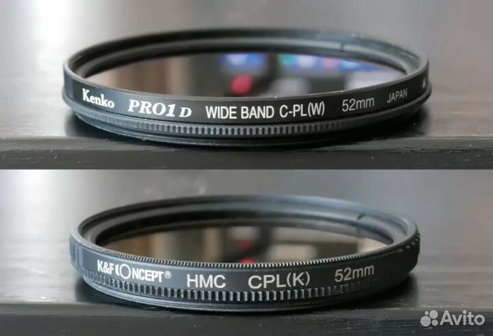 Светофильтры 52, 55, 77 мм