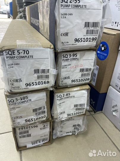 Скважинный насос SQE 3-55,65,80,95,105 Grundfos