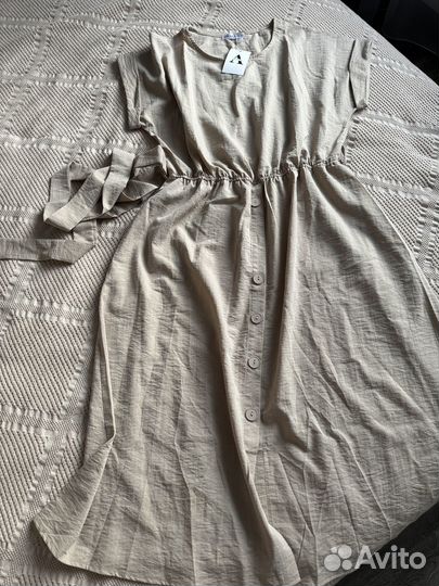 Платье лен 52 размер