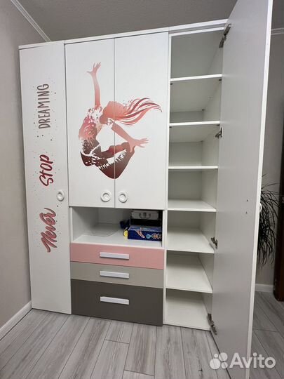 Детская спальня для девочки Люмия Принт