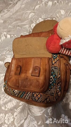 Рюкзак женский из толстой, натуральной кожи