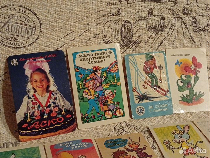 Календарики мультики детство