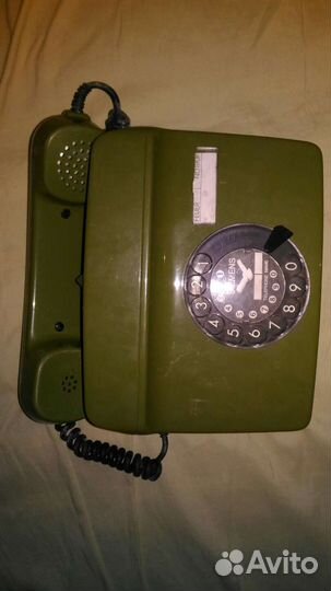 Старый телефон дисковый вроде siemens