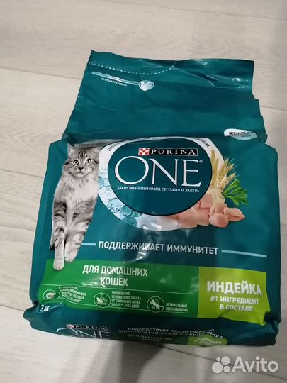 Корм для кошек purina one 3кг