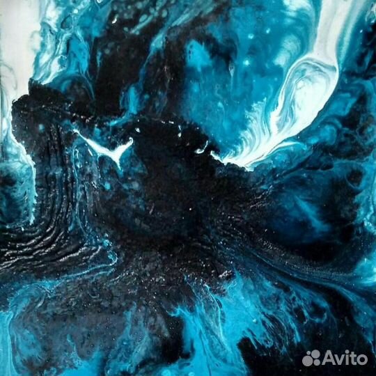 Картины абстрактные жидкий акрил