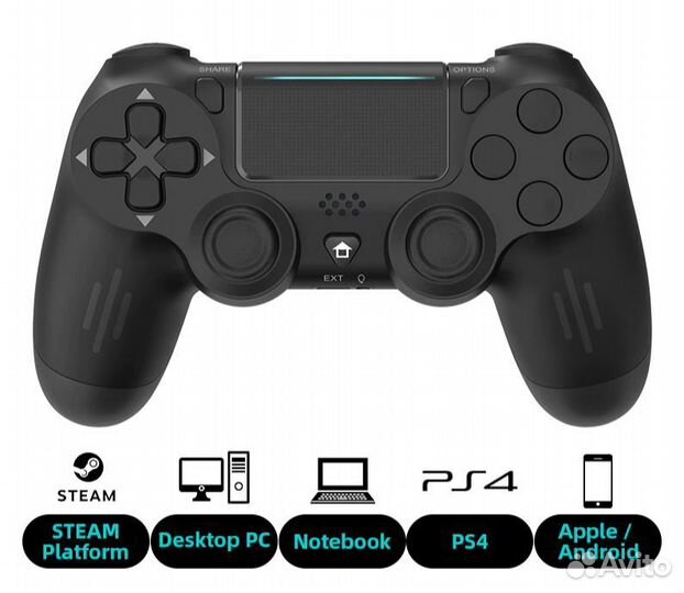 Геймпад для PS4, ноутбука, пк, android, ios и т.д