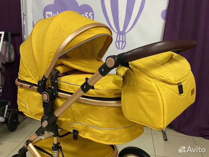Коляска с перекидной ручкой