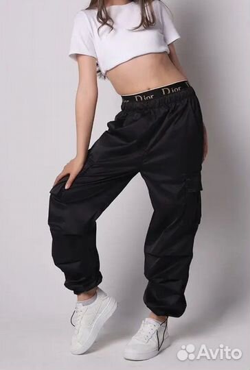 Брюки карго для девочки 134