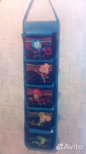 Кармашки для шкафчика в детский сад Фиксики