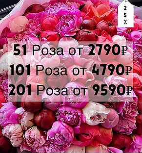 101 Роза Букеты Цветы