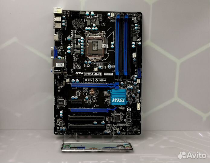 Мат.плата Socket LGA1155 MSI B75A-G41