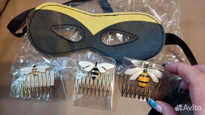 Набор маска Леди пчелы + талисман пчелы Леди баг