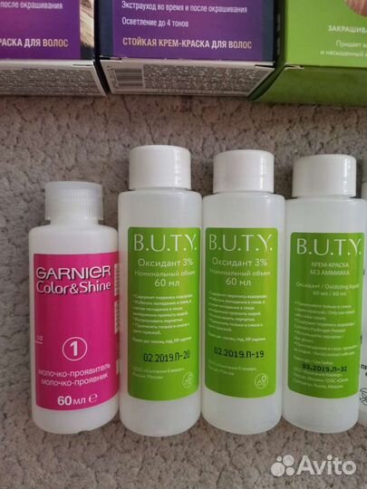 Бальзам, краска и перекись