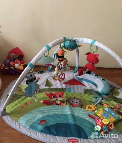 Развивающий коврик tiny love солнечная полянка