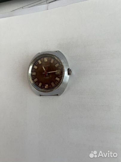 Часы полет шайба 17 камней СССР