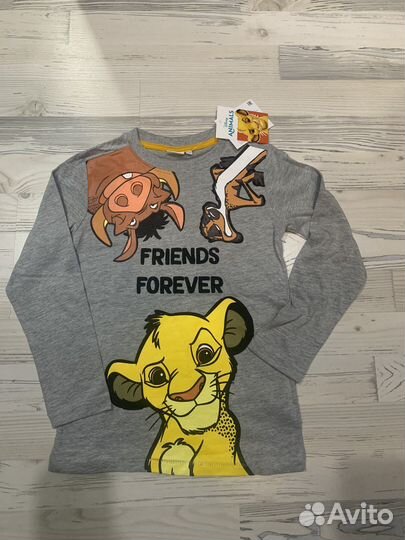 Лонгслив новый 122-128