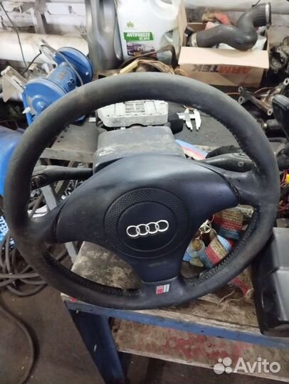 Синий руль S line Audi A6C5