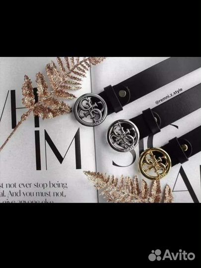 Ремень женский кож