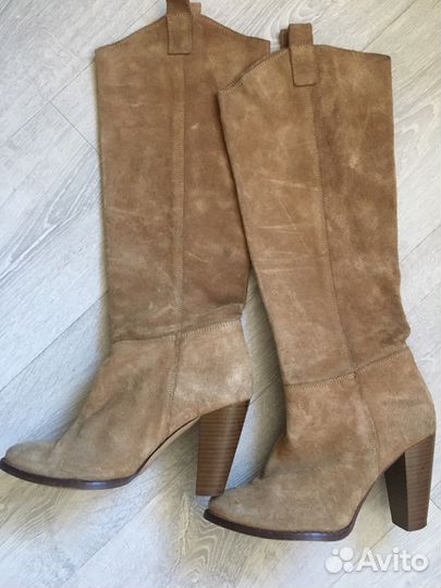Сапоги Италия замша