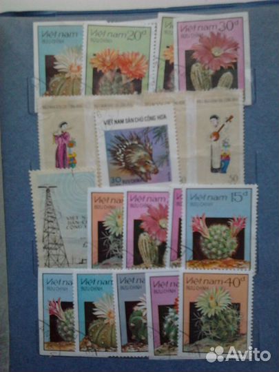 Почтовые коллекционные марки редких стран мира