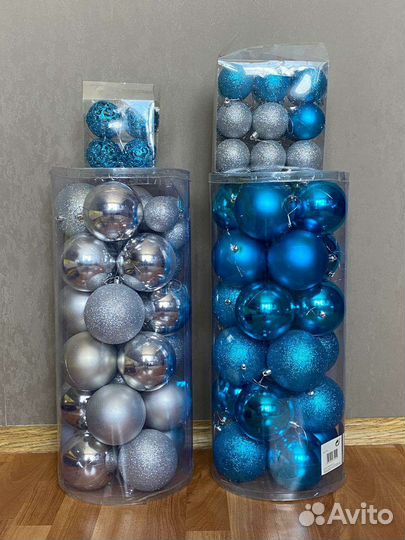 Набор новогодних шаров.цена за все
